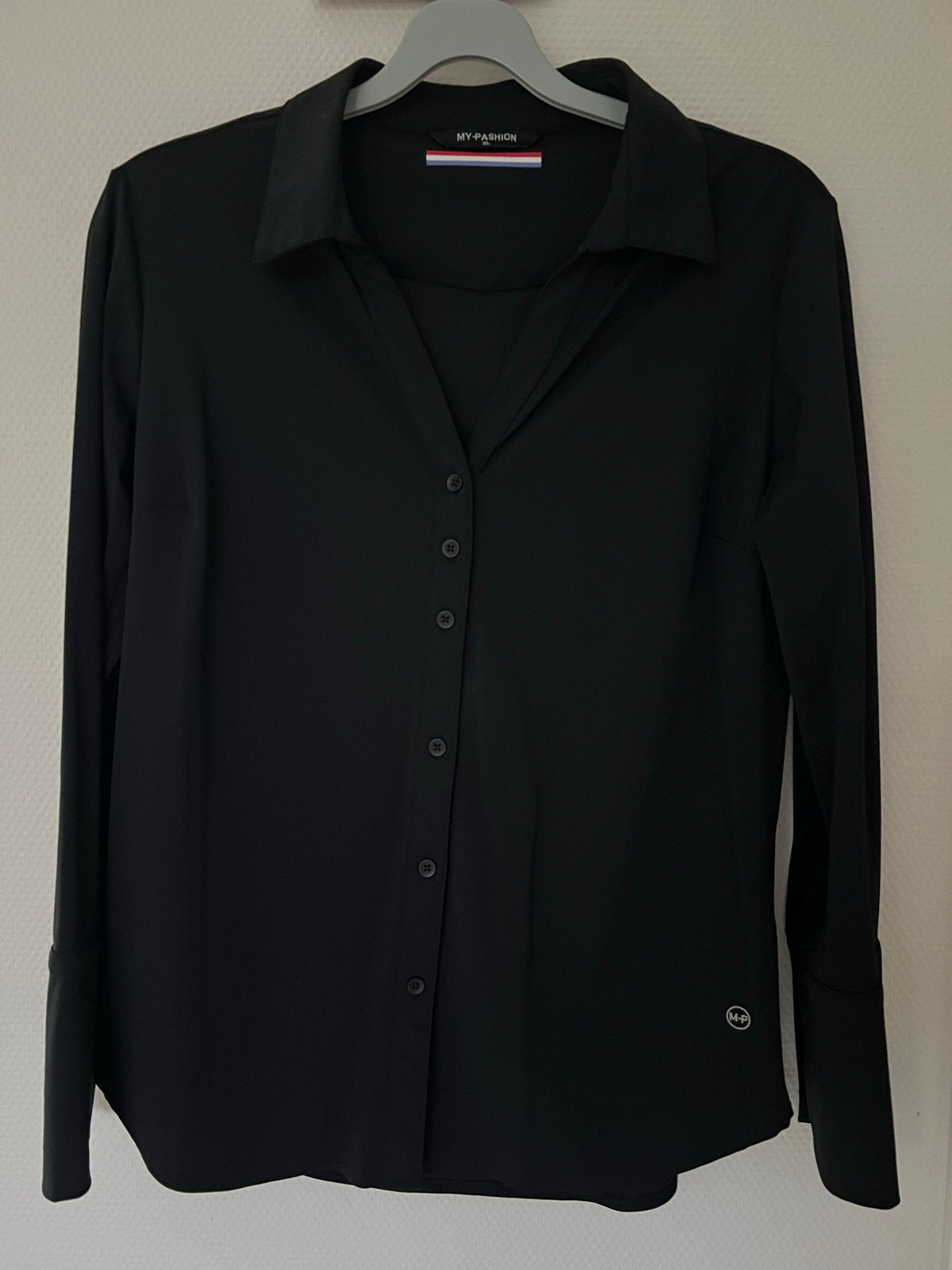 My Pashion blouse XL (valt als 42) - Zwart, travel kwaliteit, Ophalen of Verzenden, Zo goed als nieuw, Maat 42/44 (L), Zwart