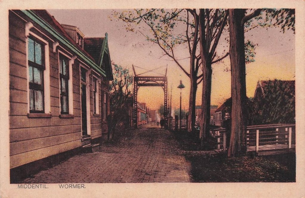 703-485-019 Middentil Wormer, Ophalen of Verzenden, Voor 1920, Noord-Holland