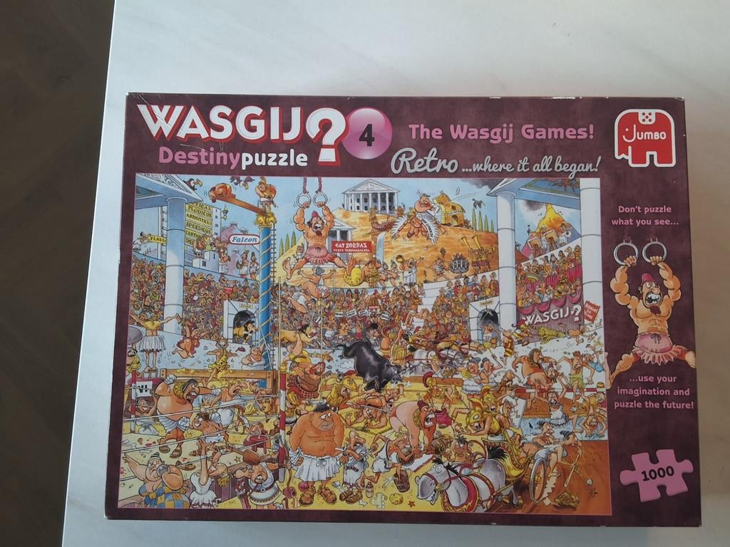 Wasgij puzzels, Ophalen, 500 t/m 1500 stukjes, Zo goed als nieuw, Legpuzzel