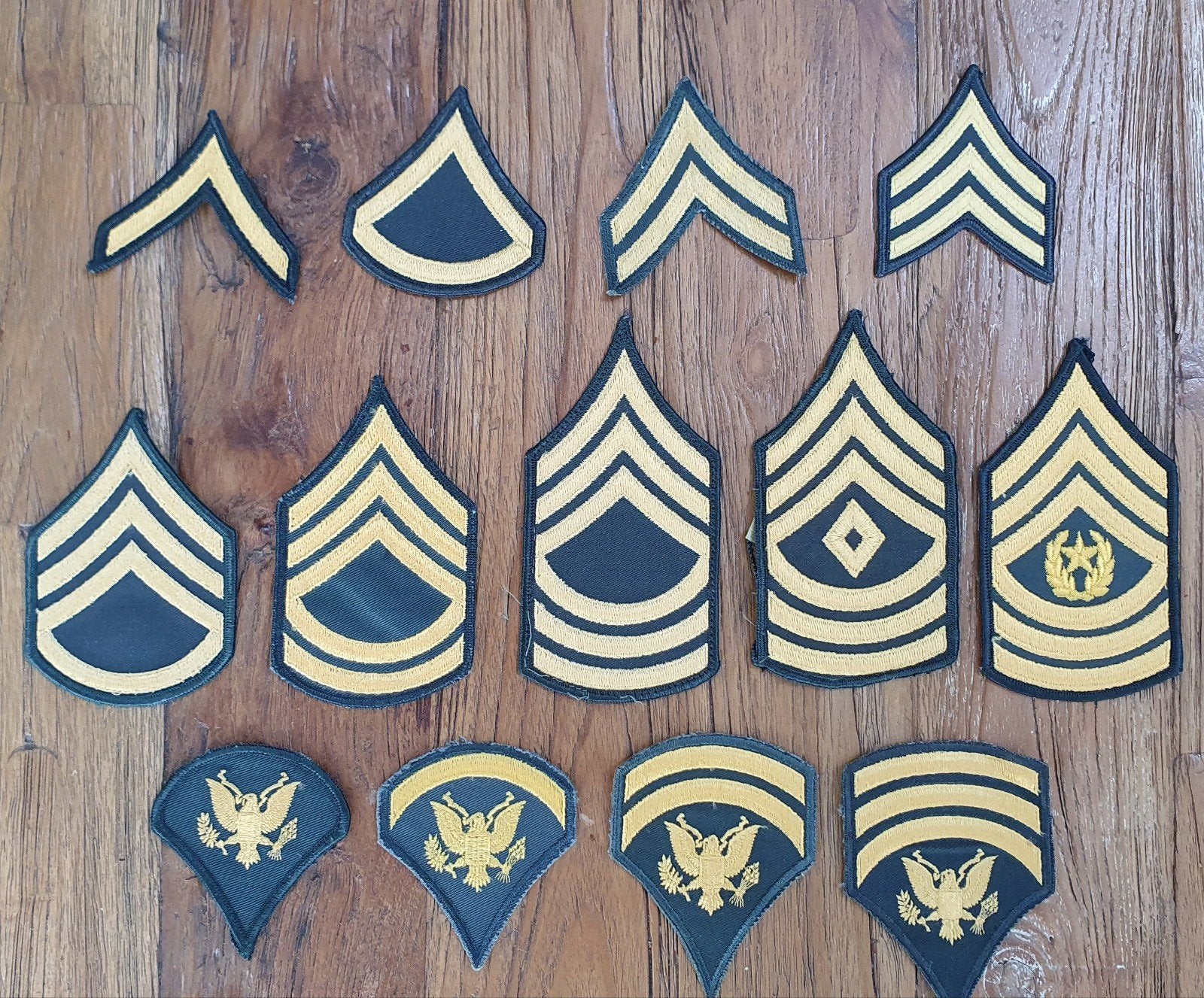 Complete set US Army greens, Ophalen of Verzenden, Landmacht, Amerika, Embleem of Badge