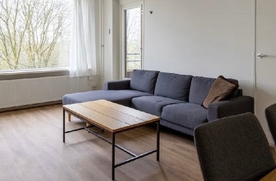 Hoekbank - Grijs, Huis en Inrichting, Banken | Bankstellen, Ophalen, 250 tot 300 cm, Gebruikt, 100 tot 125 cm