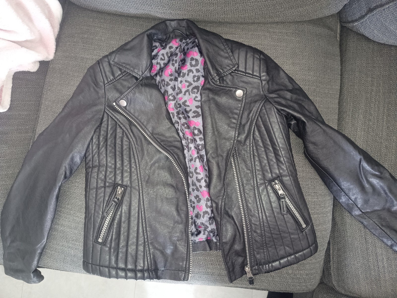 jas maat 134/140 Zara kids, Ophalen of Verzenden, Zo goed als nieuw, Meisje, Jas