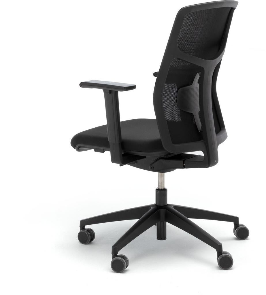 Ergonomische Bureaustoel Zwart - Comfortabel & Verstelbaar, Zwart, Ophalen of Verzenden, Zo goed als nieuw, Bureaustoel