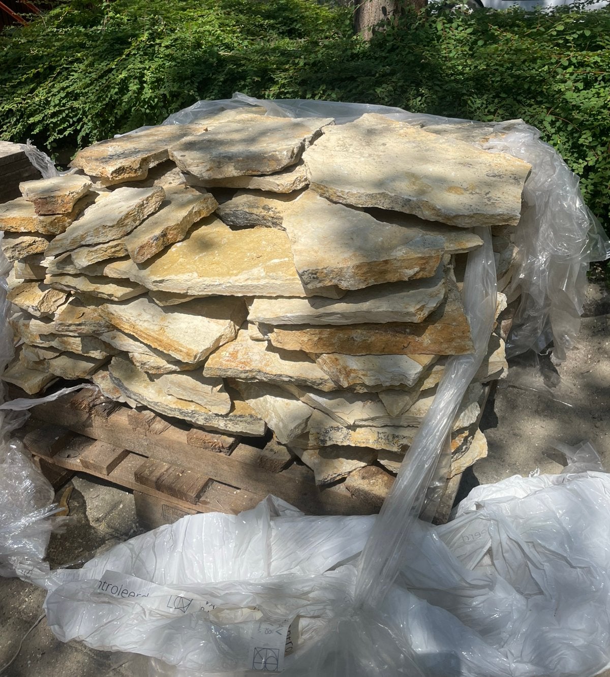 Flagstone Bourgone, Ophalen, Nieuw, 5 tot 10 m², Natuursteen