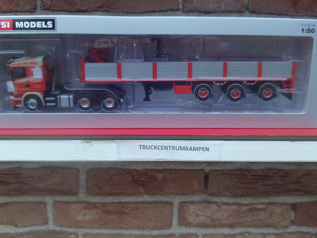 WSI  Scania  R4  Flat  Roof  6 x 2  van  Huskens., Ophalen of Verzenden, Nieuw, Bus of Vrachtwagen, Wsi