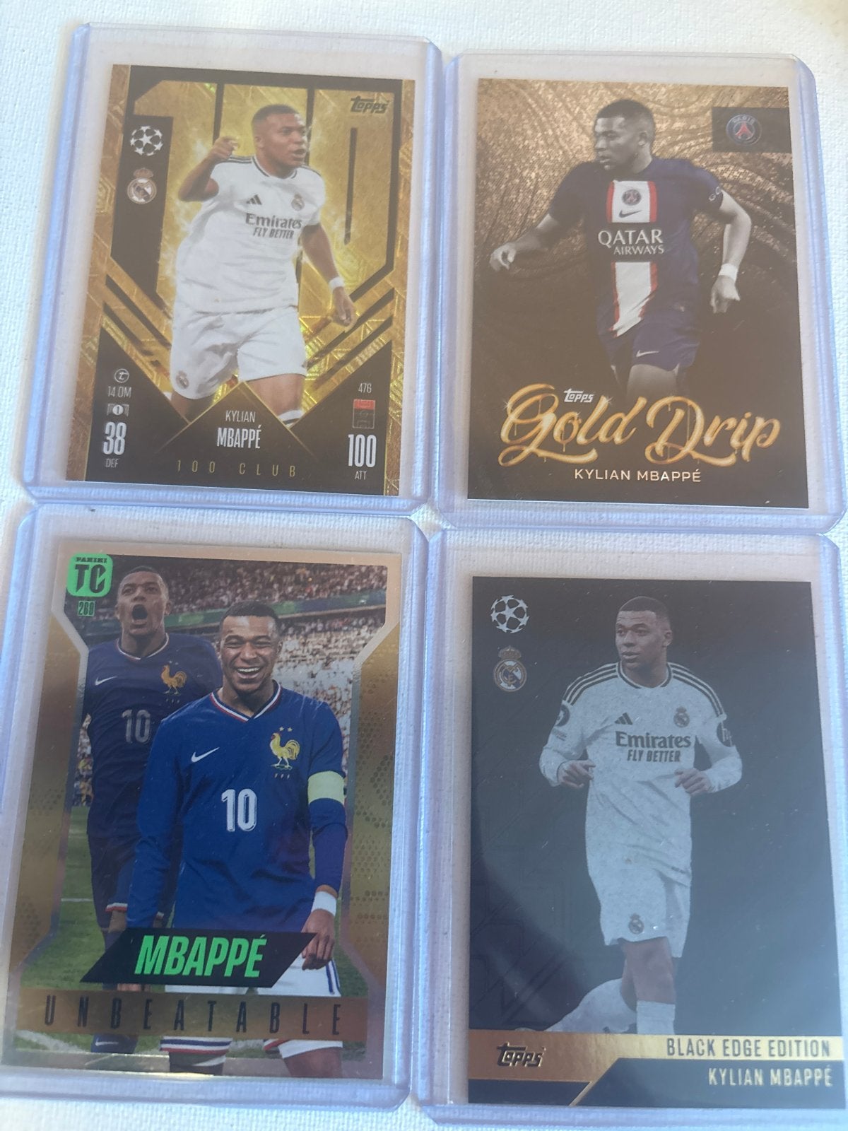 Kylian Mbappé Voetbal Kaarten Collectie - Diverse Edities, Ophalen of Verzenden, Zo goed als nieuw, Meerdere kaarten