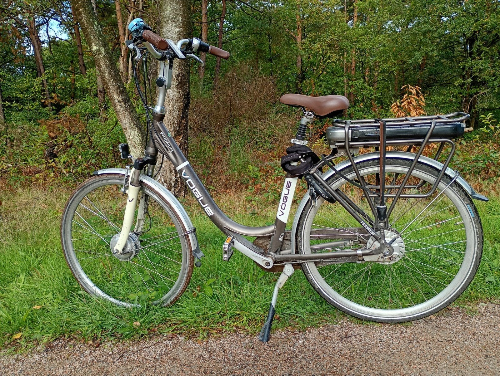 Vogue Premium E-bike, Gebruikt, 51 tot 55 cm, 50 km per accu of meer, Ophalen
