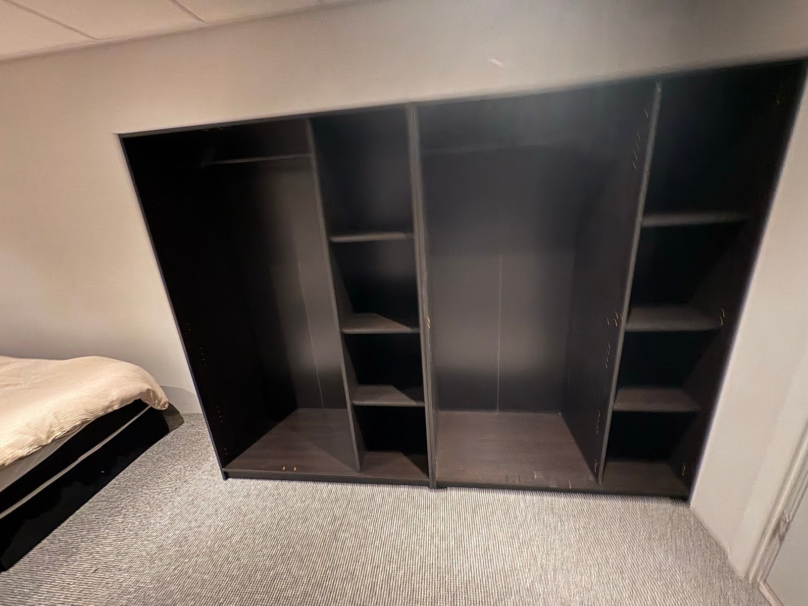 IKEA Rakkestat kledingkasten - 2 open zwartbruin, 117x176 cm, Huis en Inrichting, Met plank(en), Gebruikt, 100 tot 150 cm, 200 cm of meer