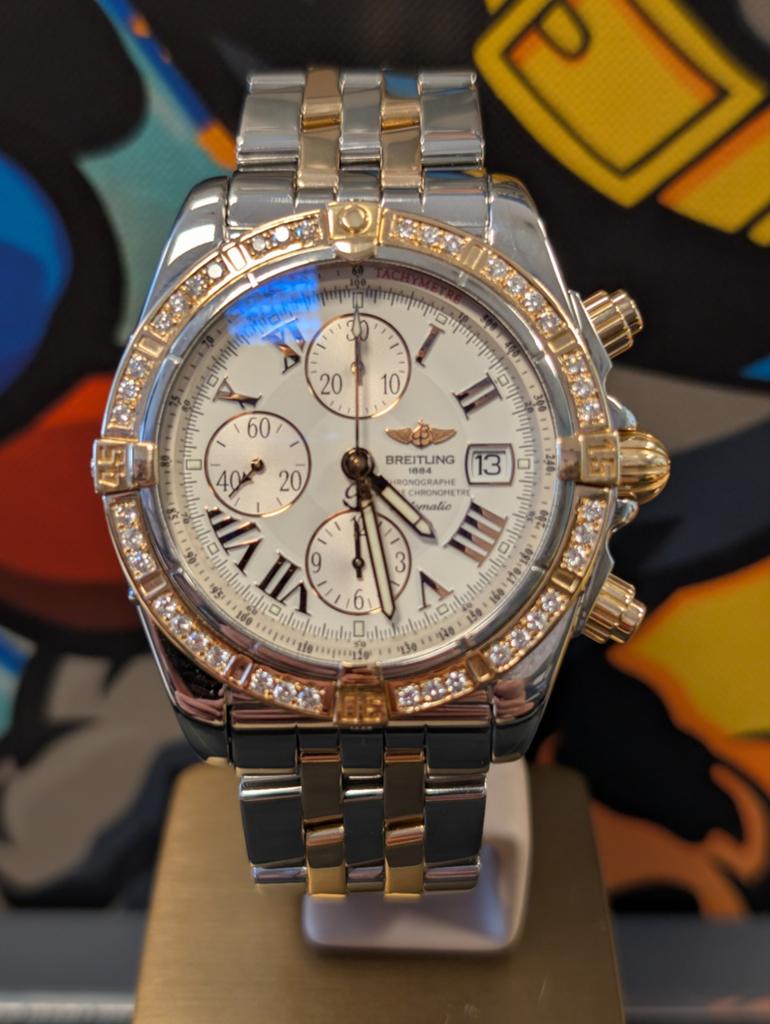 Breitling Chronomat evolution briljanten lunette