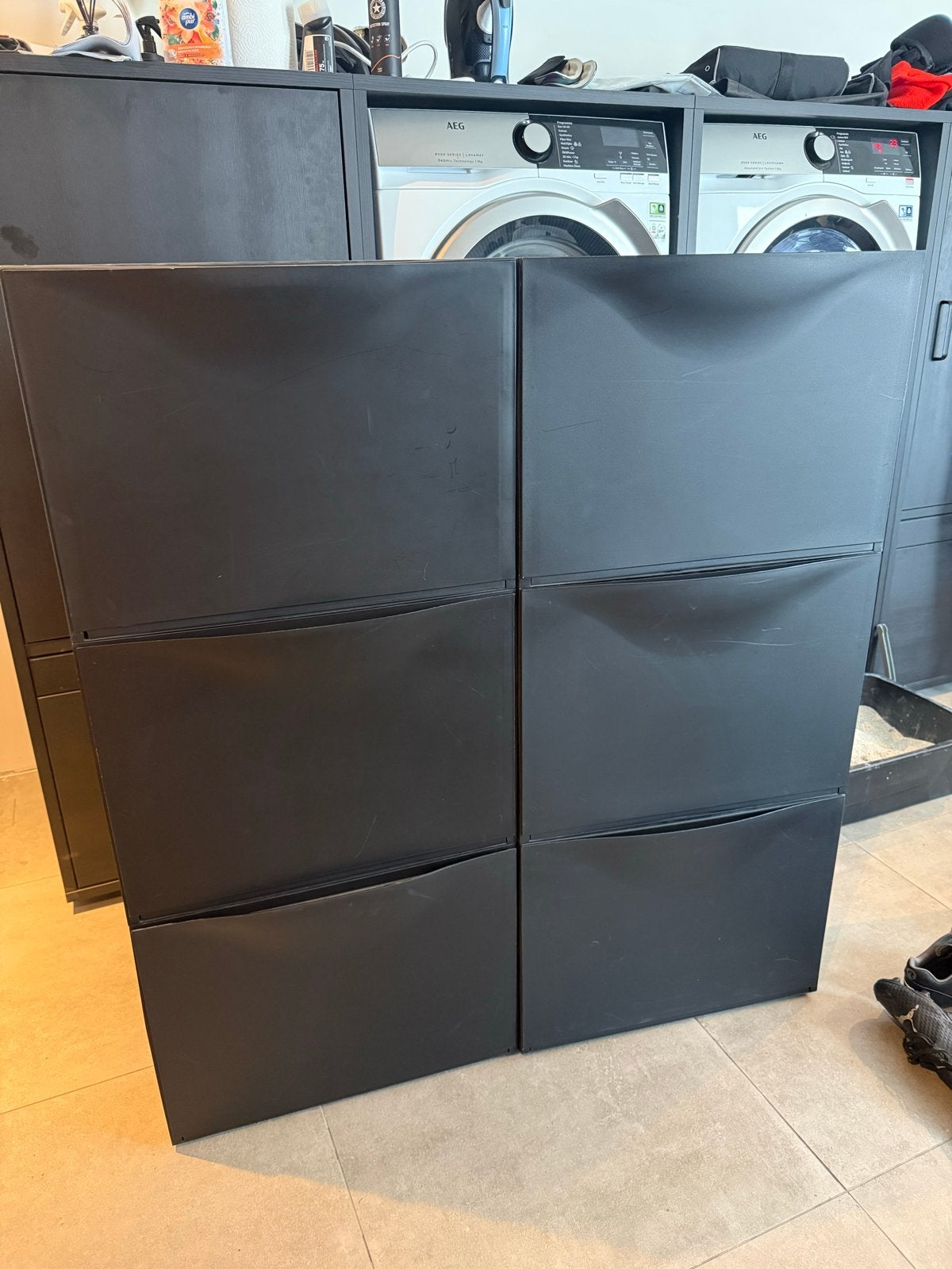 6x IKEA Trones opbergbakken - Gebruikt, Huis en Inrichting, Kasten | Schoenenkasten, Ophalen, Gebruikt