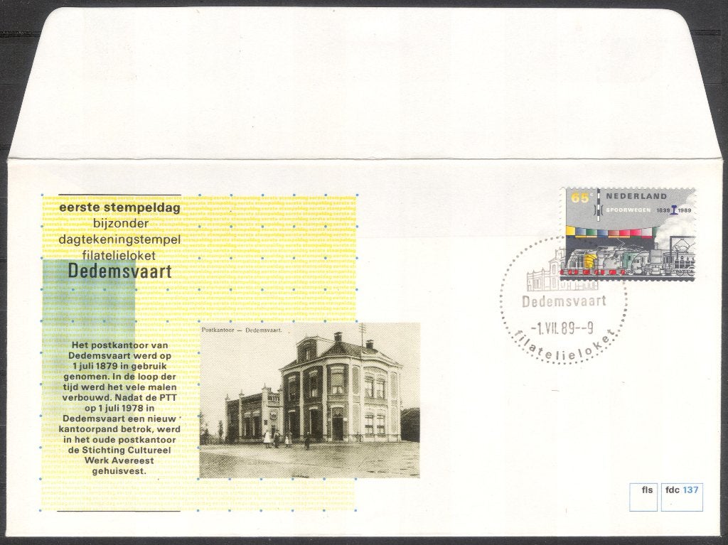 Dedemsvaart - oude postkantoor / Cultureel Werk Avereest, Verzenden, Envelop