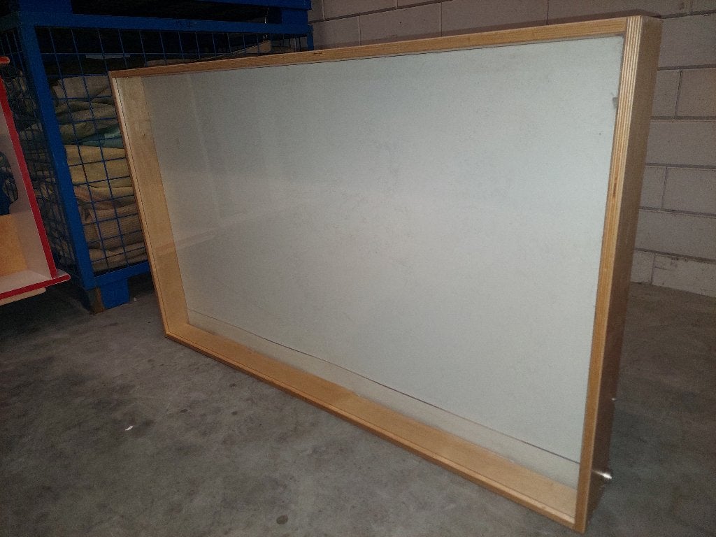 2x Kids-F wand vitrine binnen / themabord 80x130x12,5, Huis en Inrichting, Kasten | Vitrinekasten, School KDV, 100 tot 150 cm