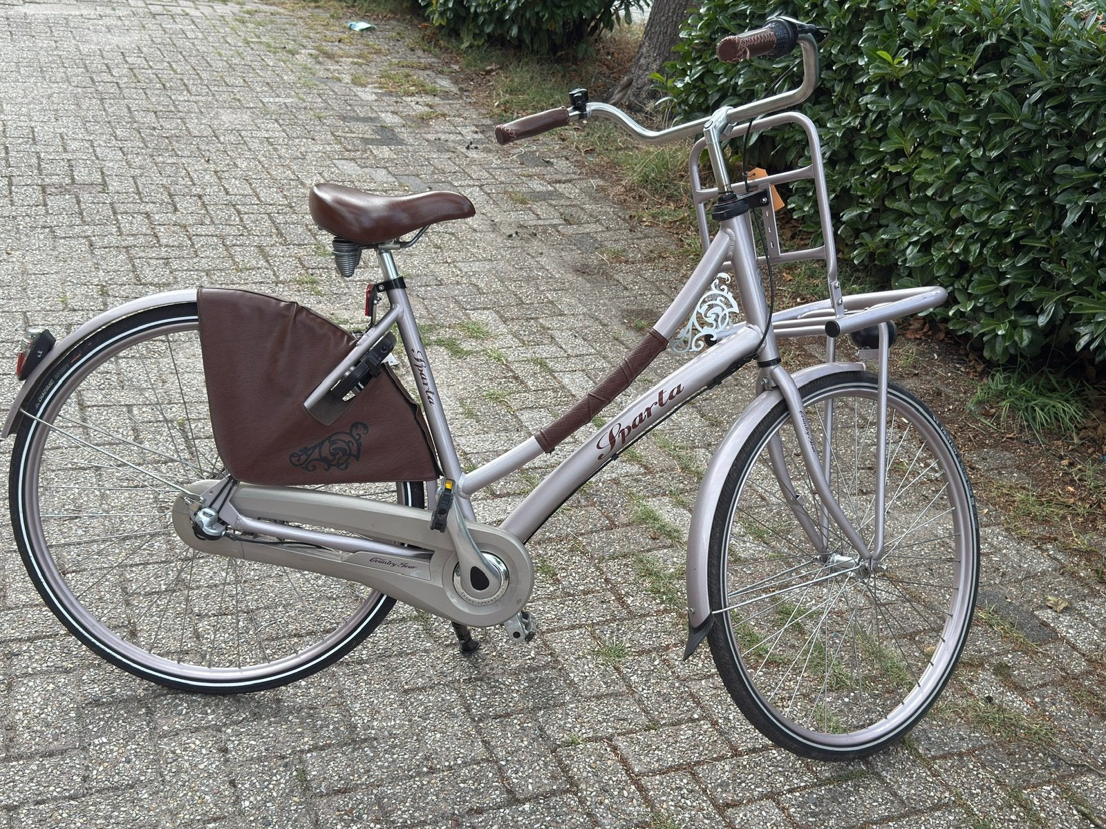 Meiden fiets, Ophalen, Terugtraprem, Sparta, 47 tot 50 cm