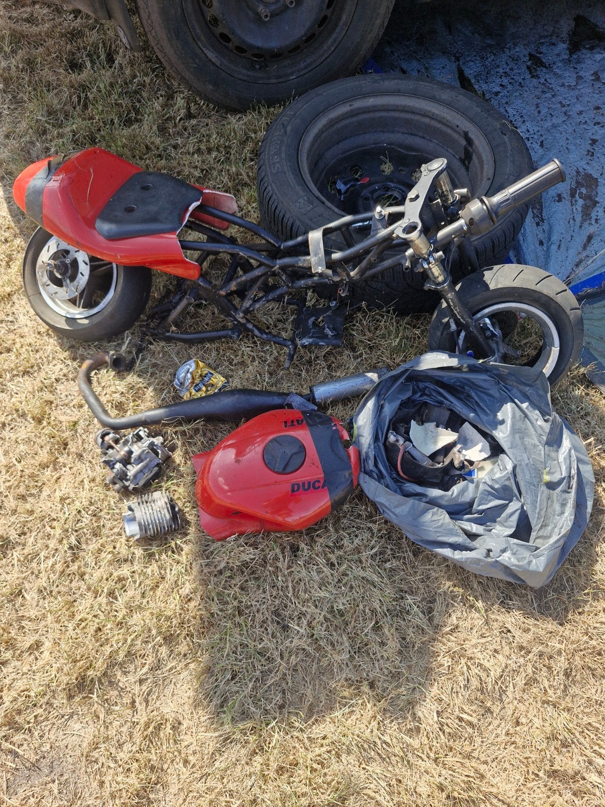 minibike OPKNAPPER, Fietsen en Brommers, Minibikes, Midibikes en Pitbikes, Ophalen, Gebruikt, Overige typen