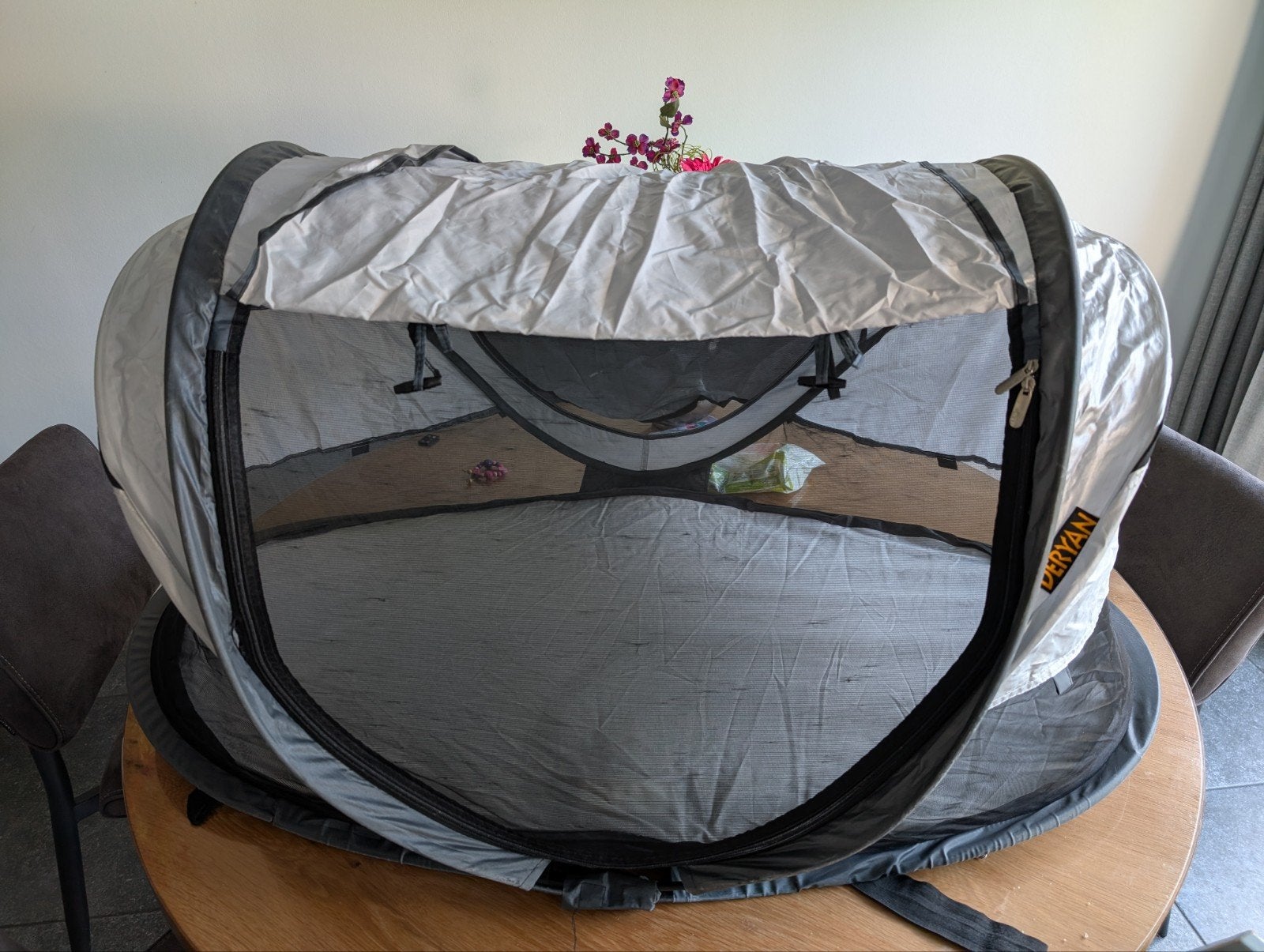 Deryan Travel Cot Peuter Luxe, als nieuw! Ideaal op reis, Ophalen of Verzenden, Zo goed als nieuw