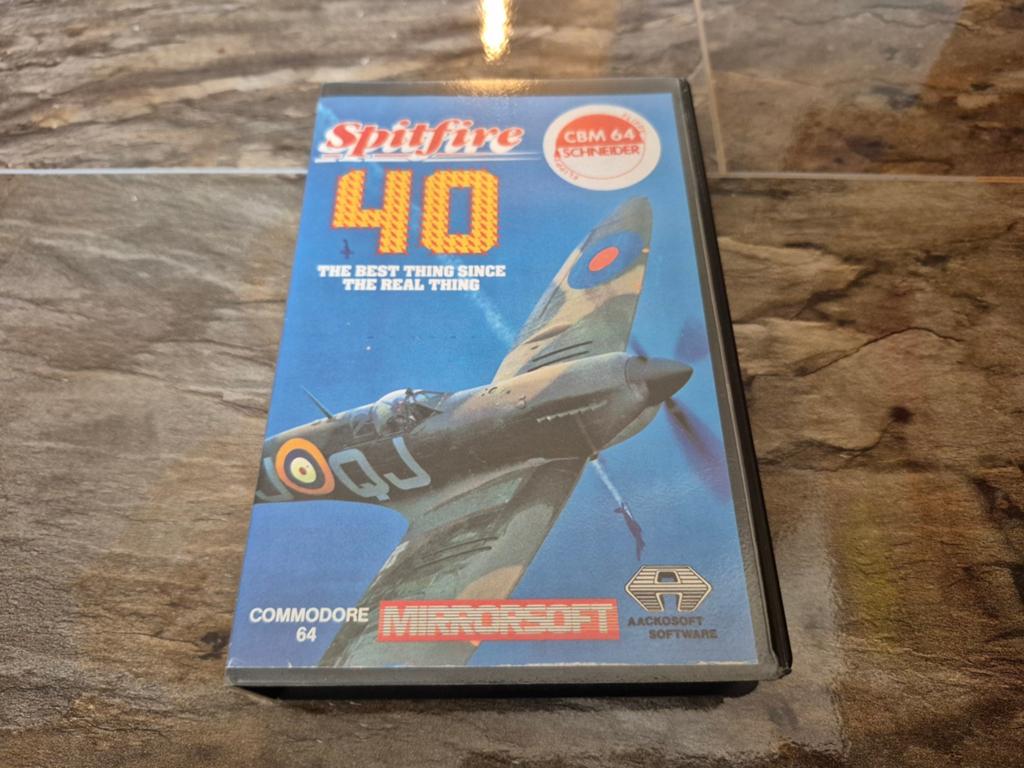 Commodore 64 C64 Kassette Game: Spitfire 40, Gebruikt, 1 speler, Racen en Vliegen, Ophalen of Verzenden