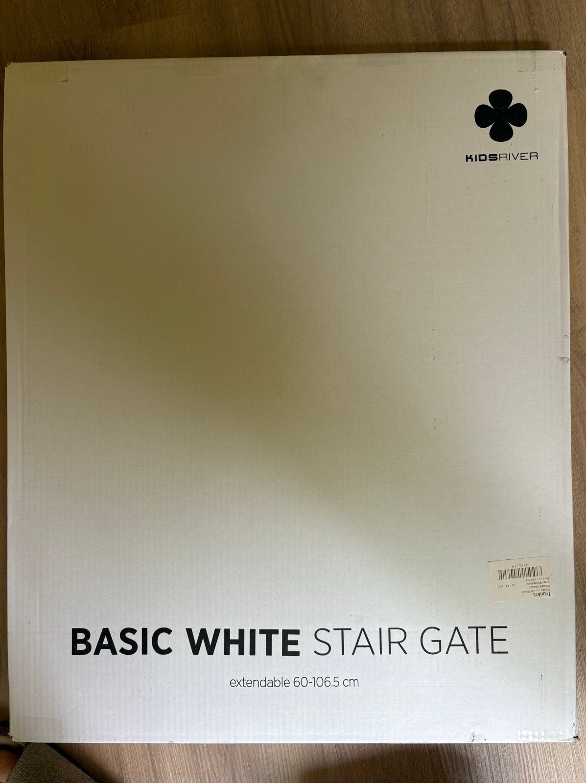 Kidsriver Basic Traphekje Wit - 61-107cm, Ophalen, Nieuw, 100 tot 115 cm, Klemhekje