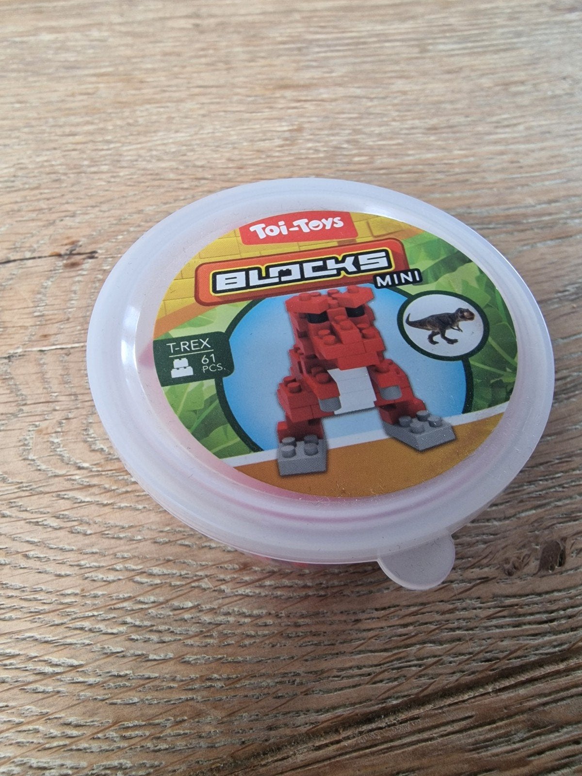 Toi-Toys Blocks Mini T-Rex - Nieuw in verpakking, Ophalen of Verzenden, Nieuw, Overige merken