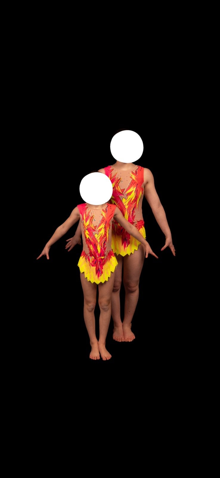 Acro pakjes, leotards duo, Kleding | Dames, Carnavalskleding en Feestkleding, Ophalen of Verzenden, Zo goed als nieuw, Maat 34 (XS) of kleiner