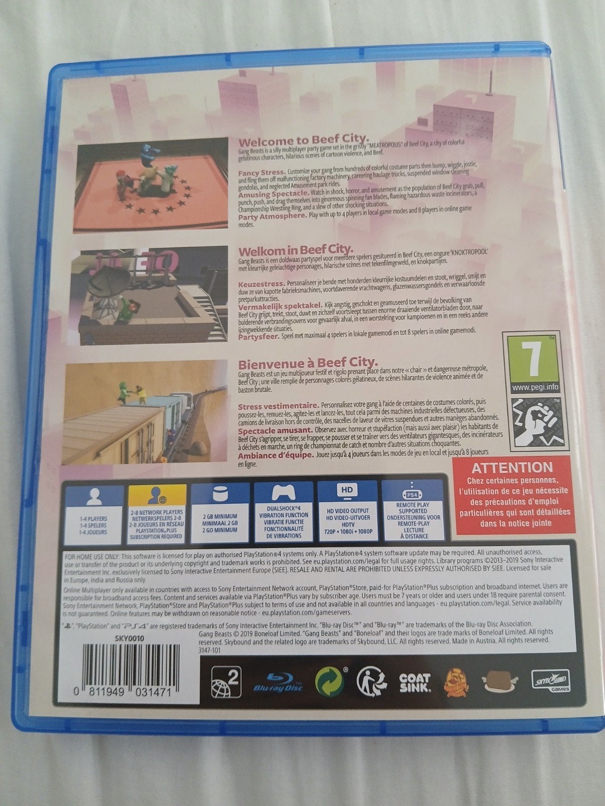 gang beast voor ps4, Online, Vechten, Ophalen of Verzenden, Zo goed als nieuw