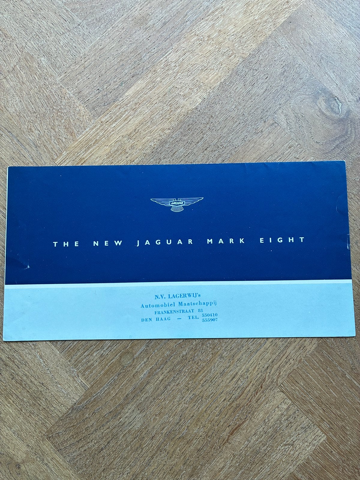 Jaguar Mark Eight brochure, Verzenden, Zo goed als nieuw, Overige merken