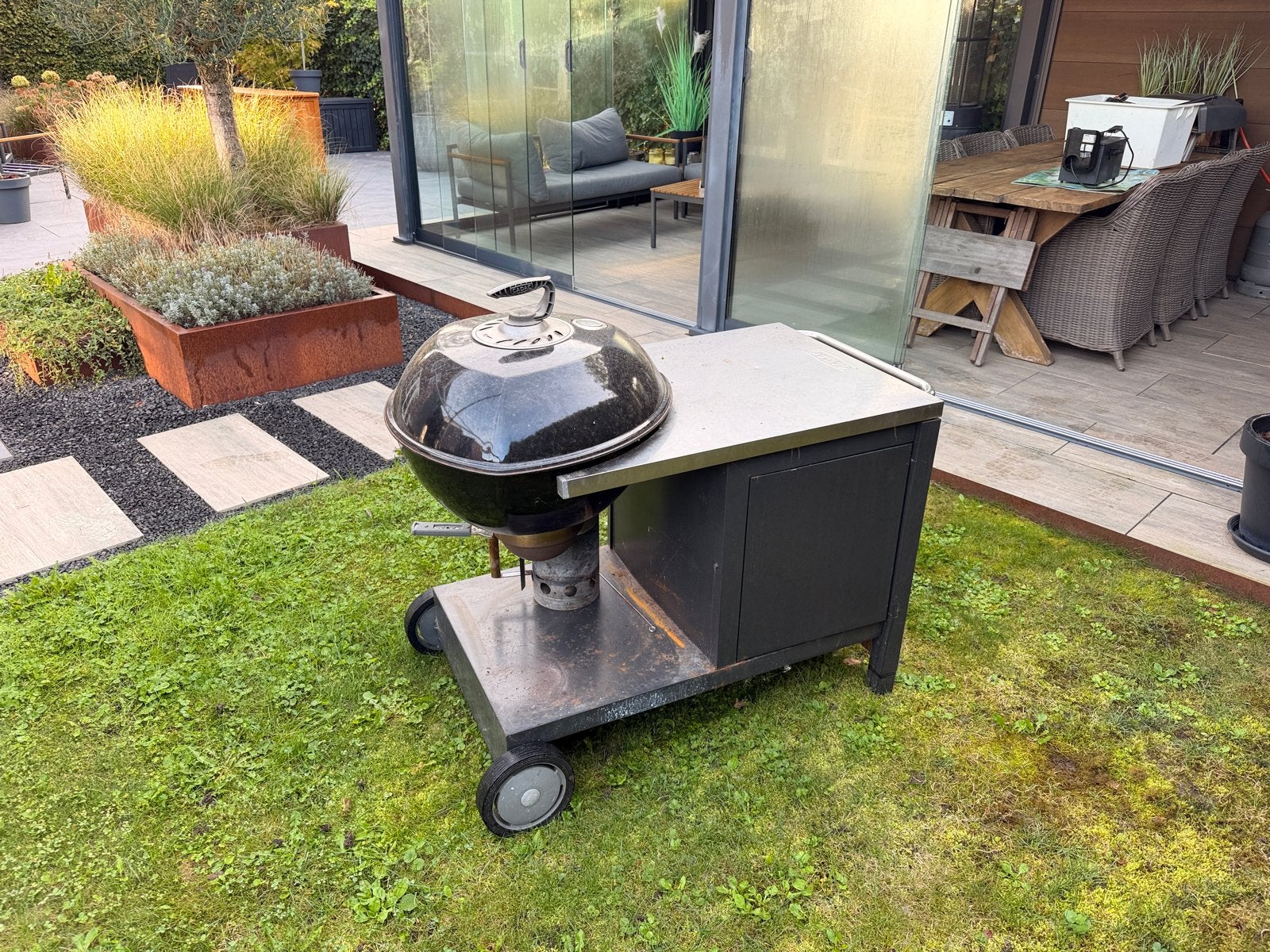 Cadac Buitenkeuken Kettle Barbecue met Kolenstarter etc, Ophalen of Verzenden, Gebruikt