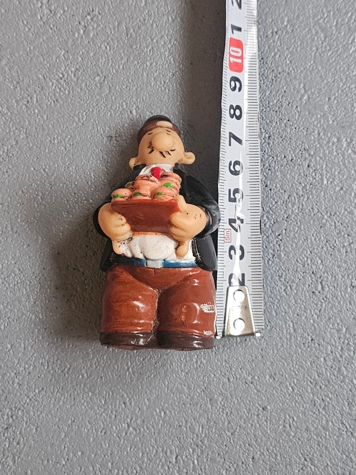 Vintage Wimpy PVC figuur - Popeye verzamelobject, Ophalen of Verzenden