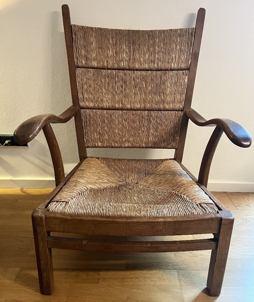 Style Bas van Pelt: fauteuil van eikenhout