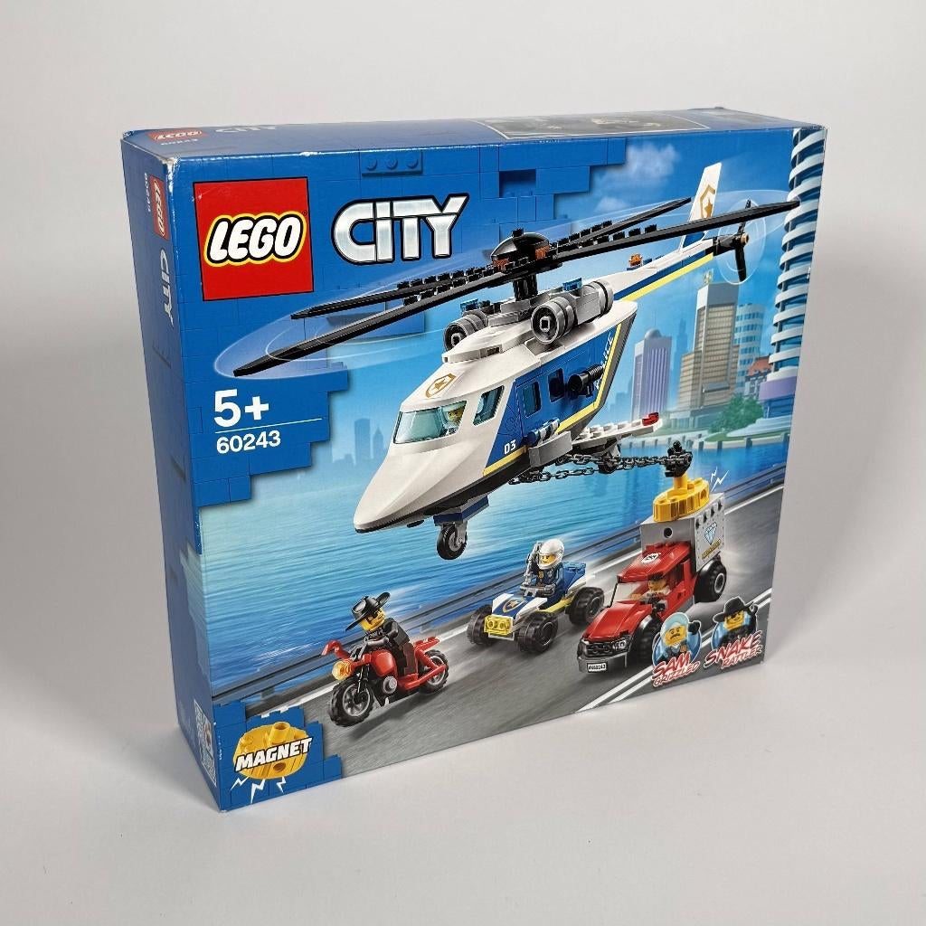 LEGO City 60243 Politie Helikopterachtervolging – Nieuw