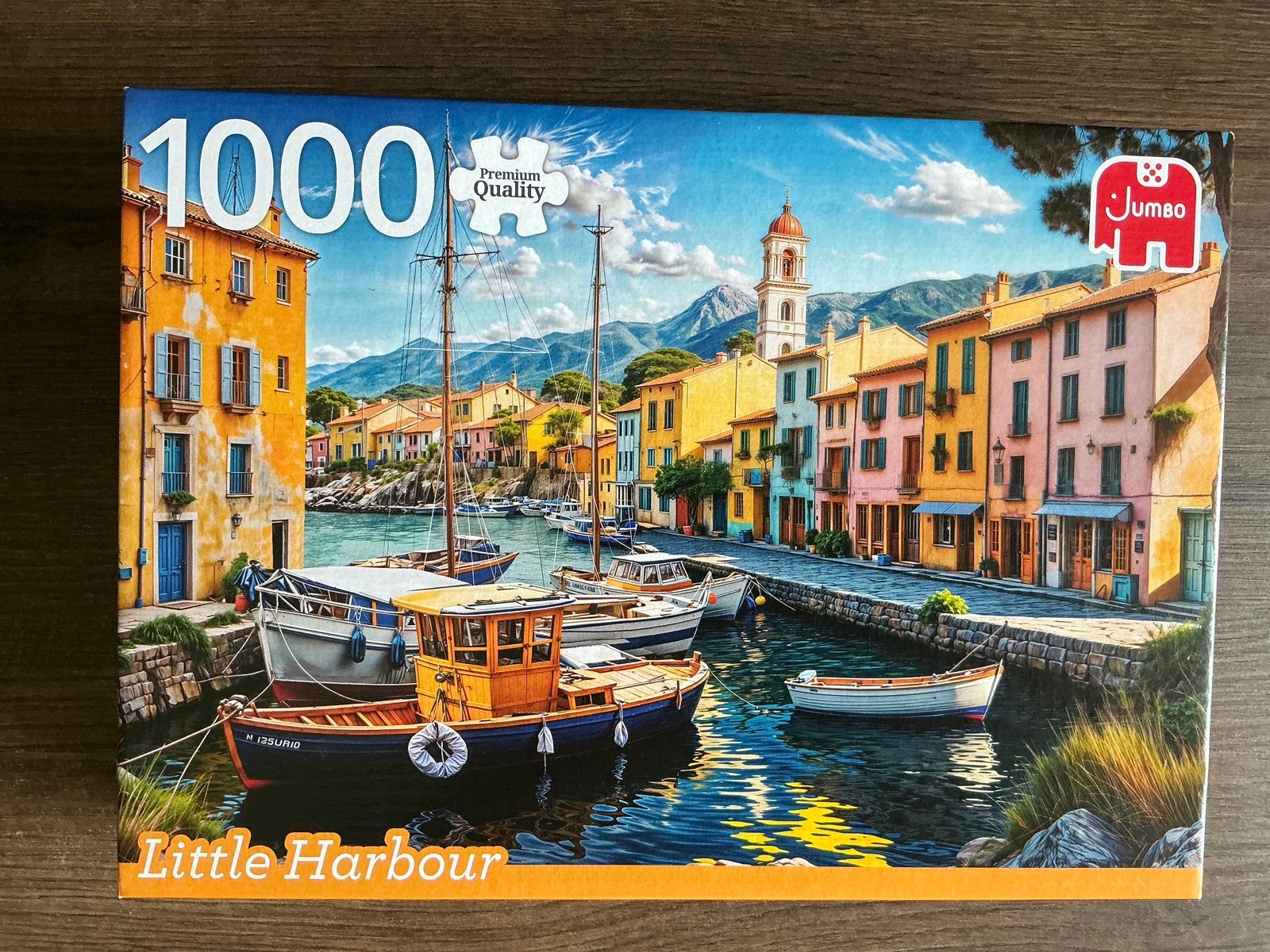 Jumbo Puzzel Little Harbour - 1000 st. 3216147 (KWF), Ophalen of Verzenden, 500 t/m 1500 stukjes, Zo goed als nieuw