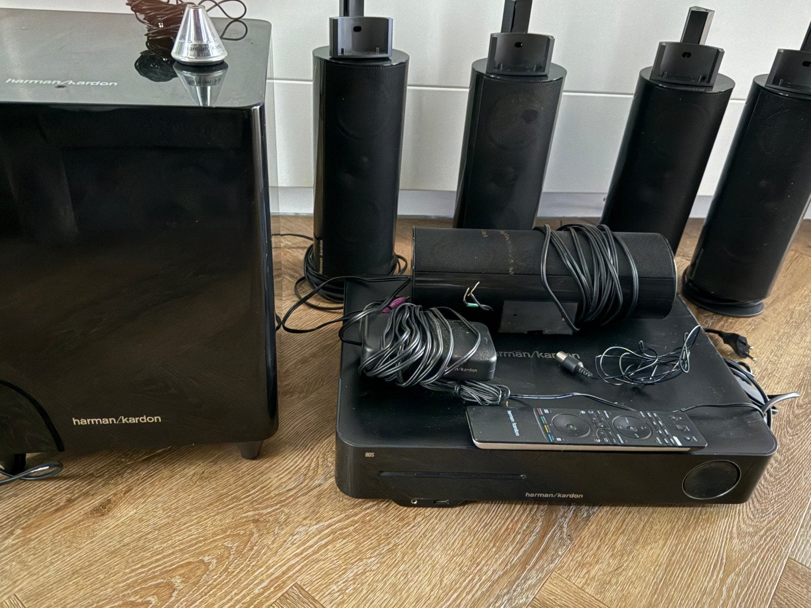 Harman Kardon BDS 577 5.1 Home Cinema Set  Subwoofer Blu-ray, Gebruikt, Blu-ray-speler, 70 watt of meer, 5.1-systeem