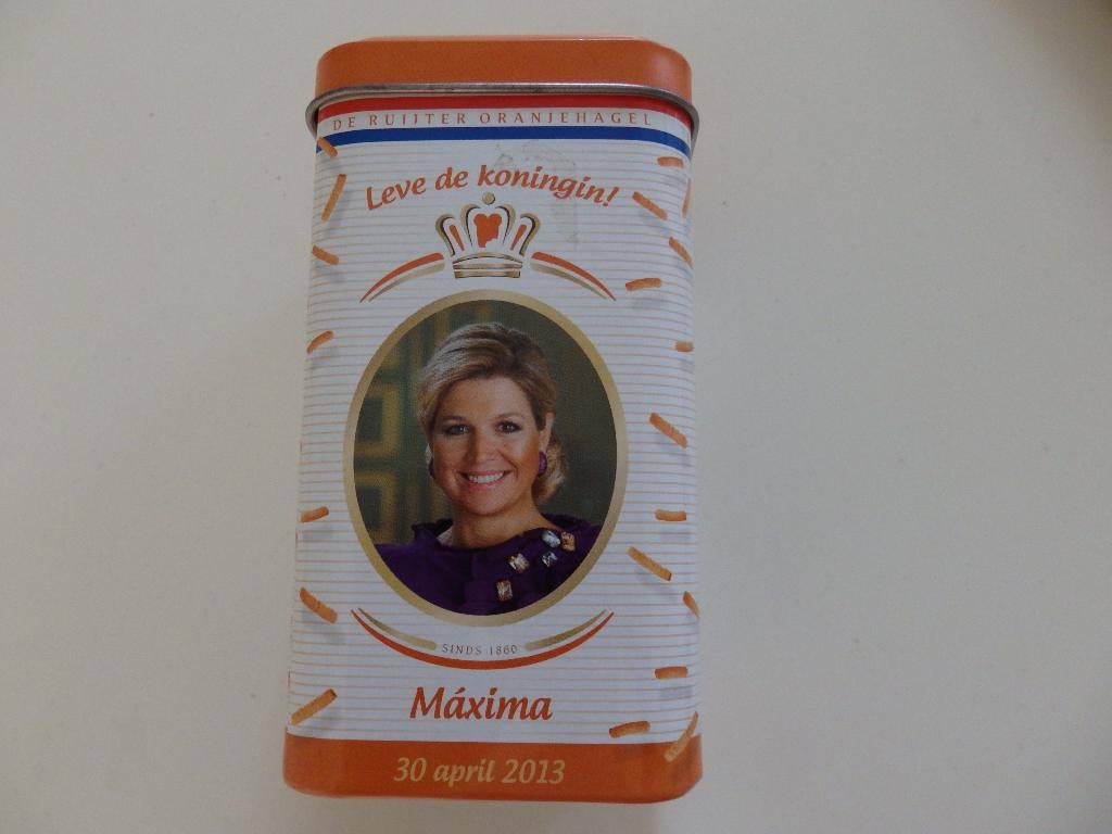 Blikje Maxima Alexander en Bea, e.a, Verzamelen, Ophalen of Verzenden, Zo goed als nieuw, Overige