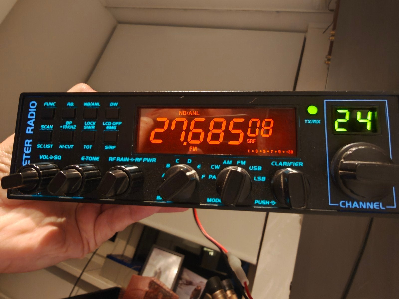 AT-5555 27mc all mode transceiver, Telecommunicatie, Ophalen of Verzenden, Zo goed als nieuw, Zender en Ontvanger