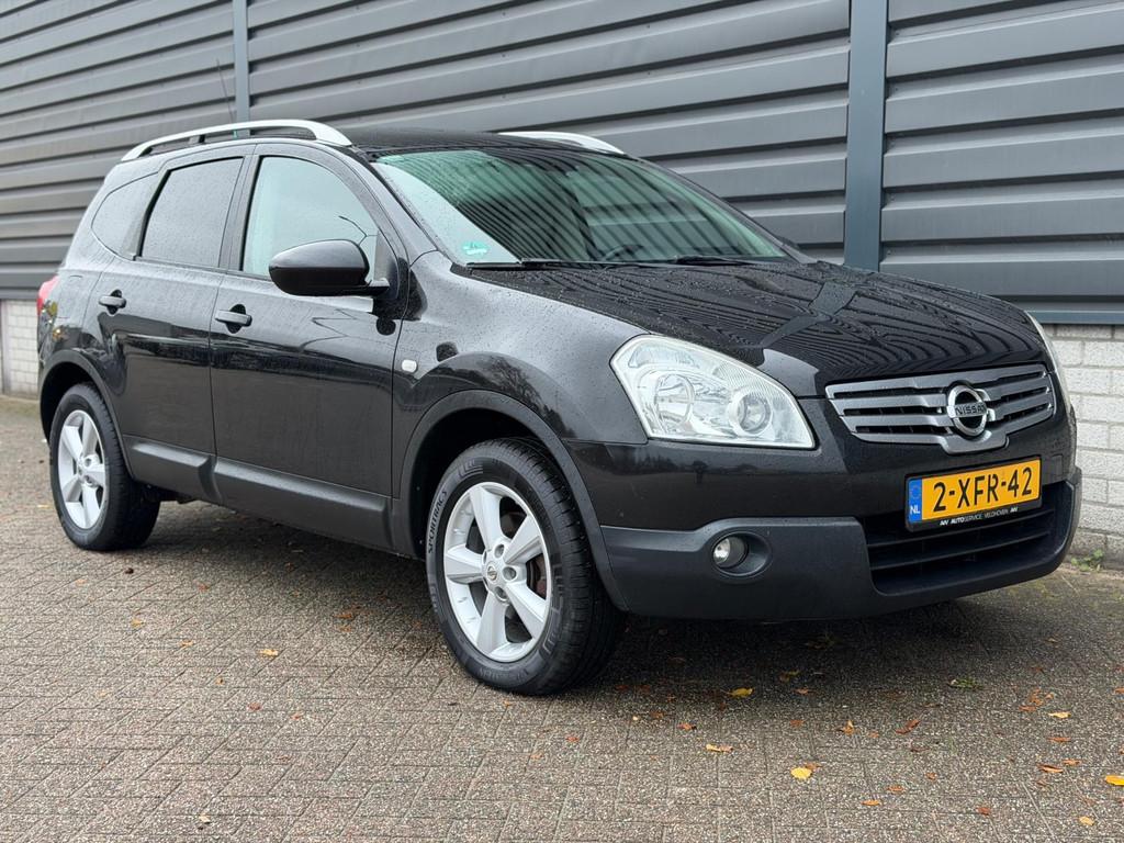 Nissan Qashqai +2 1.6 Visia 7 persoons Cruise APK Trekhaak, Auto's, Voorwielaandrijving, Stof, Zwart, 4 cilinders