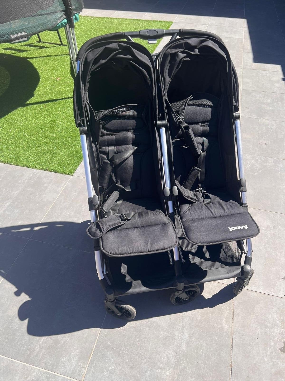 Joovy Kooper X2 Dubbele kinderbuggy, Kinderen en Baby's, Ophalen, Zo goed als nieuw, Overige merken, Duomodel