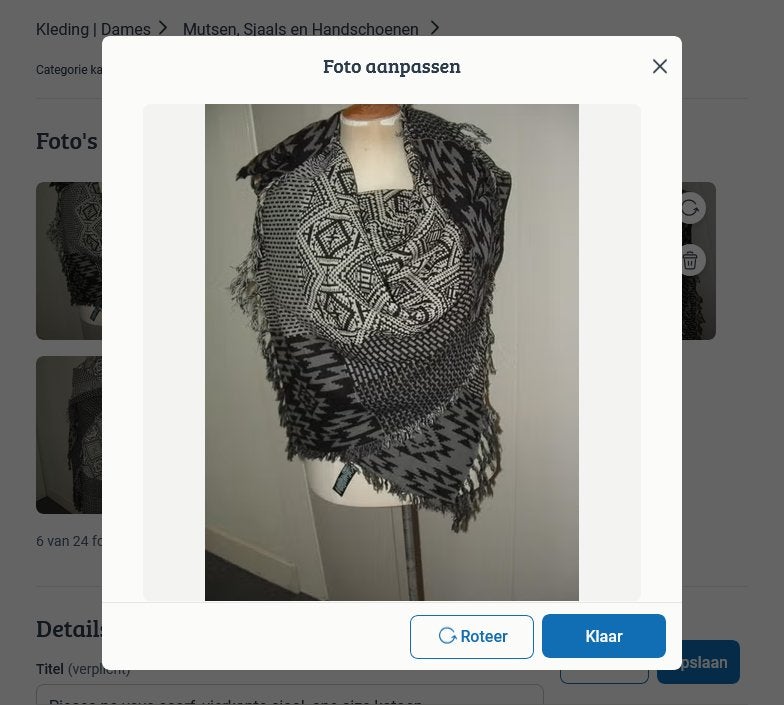 Pieces pc vova scarf, vierkante sjaal, one size katoen, Maat 38/40 (M), Ophalen of Verzenden, Zo goed als nieuw, Sjaal