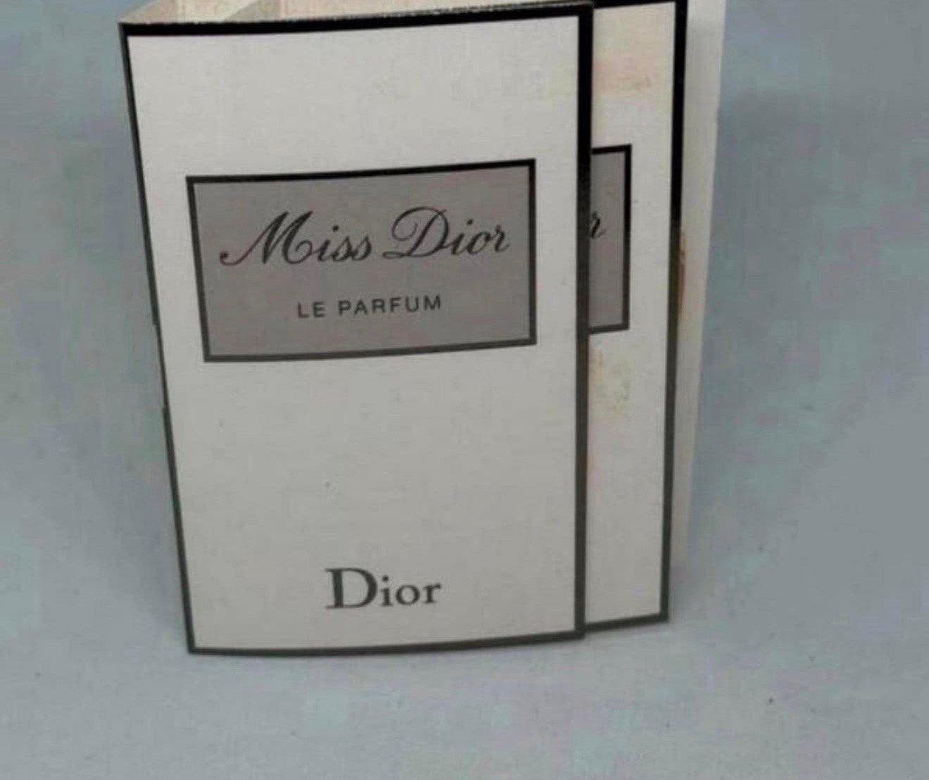 2 parfum proefjes Miss Dior Le Parfum, Verzenden, Nieuw, Proef of Tester, Gevuld