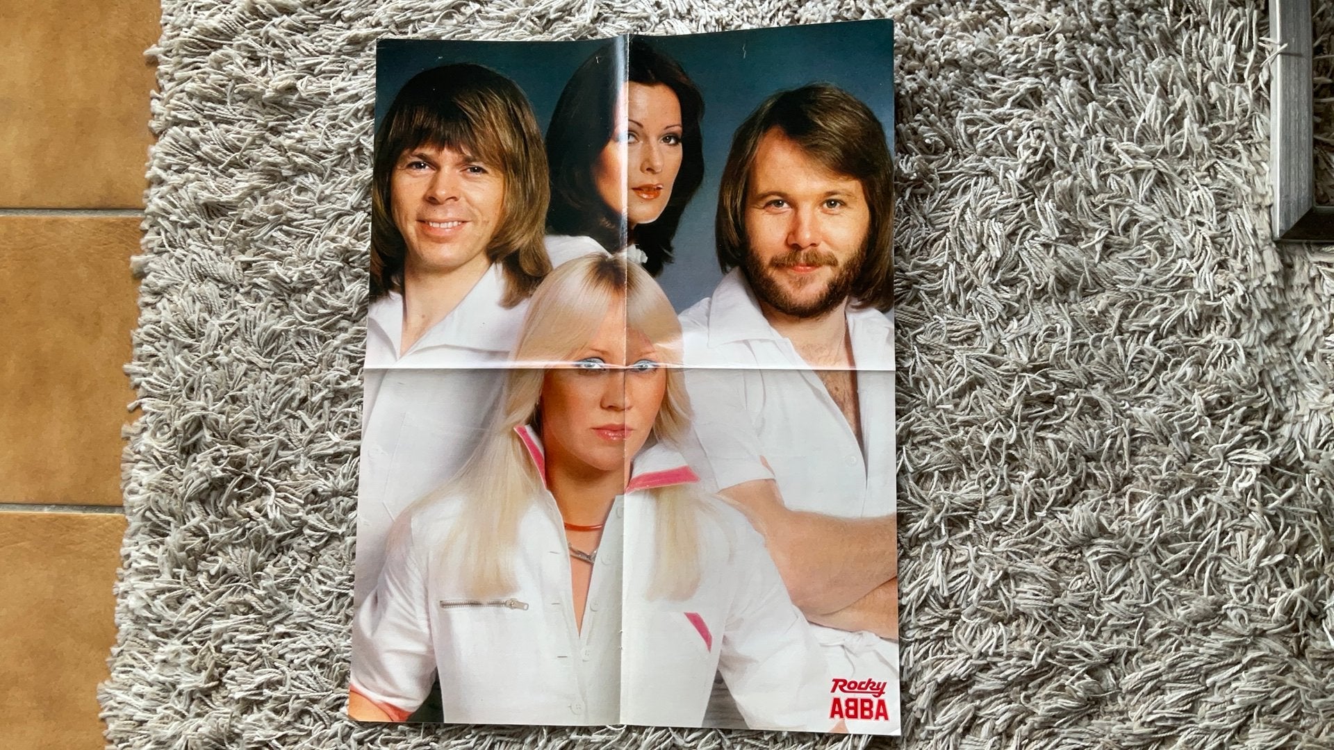 Zeldzame ABBA Poster Uit De Duitse Rocky, Verzamelen, Muziek, Artiesten en Beroemdheden, Ophalen of Verzenden, Zo goed als nieuw