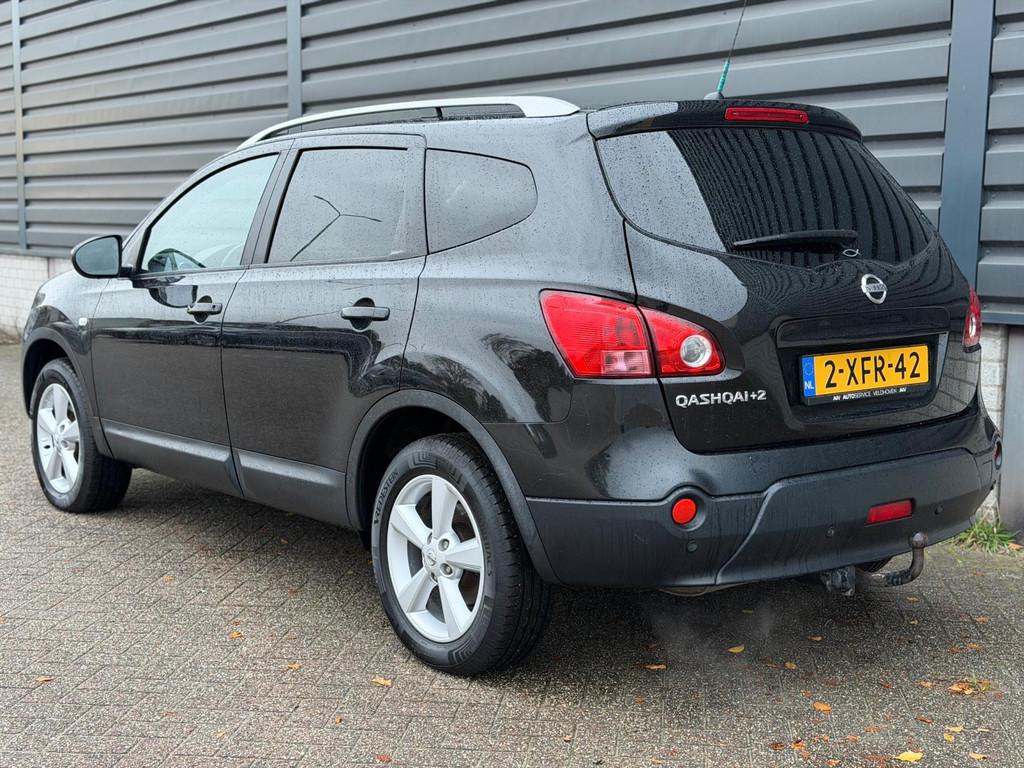 Nissan Qashqai +2 1.6 Visia 7 persoons Cruise APK Trekhaak, Auto's, Voorwielaandrijving, Stof, Zwart, 4 cilinders