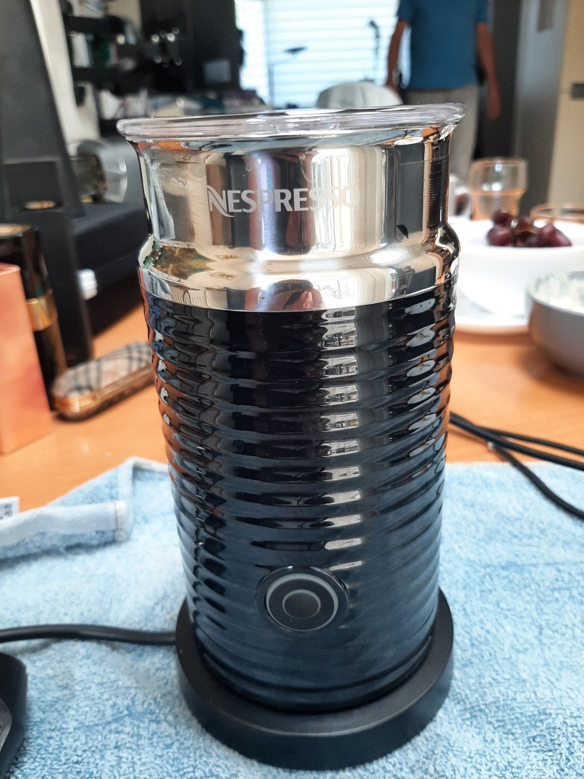 Nespresso Aeroccino 3 Melkopschuimer – Zwart (In zeer goede, Ophalen of Verzenden