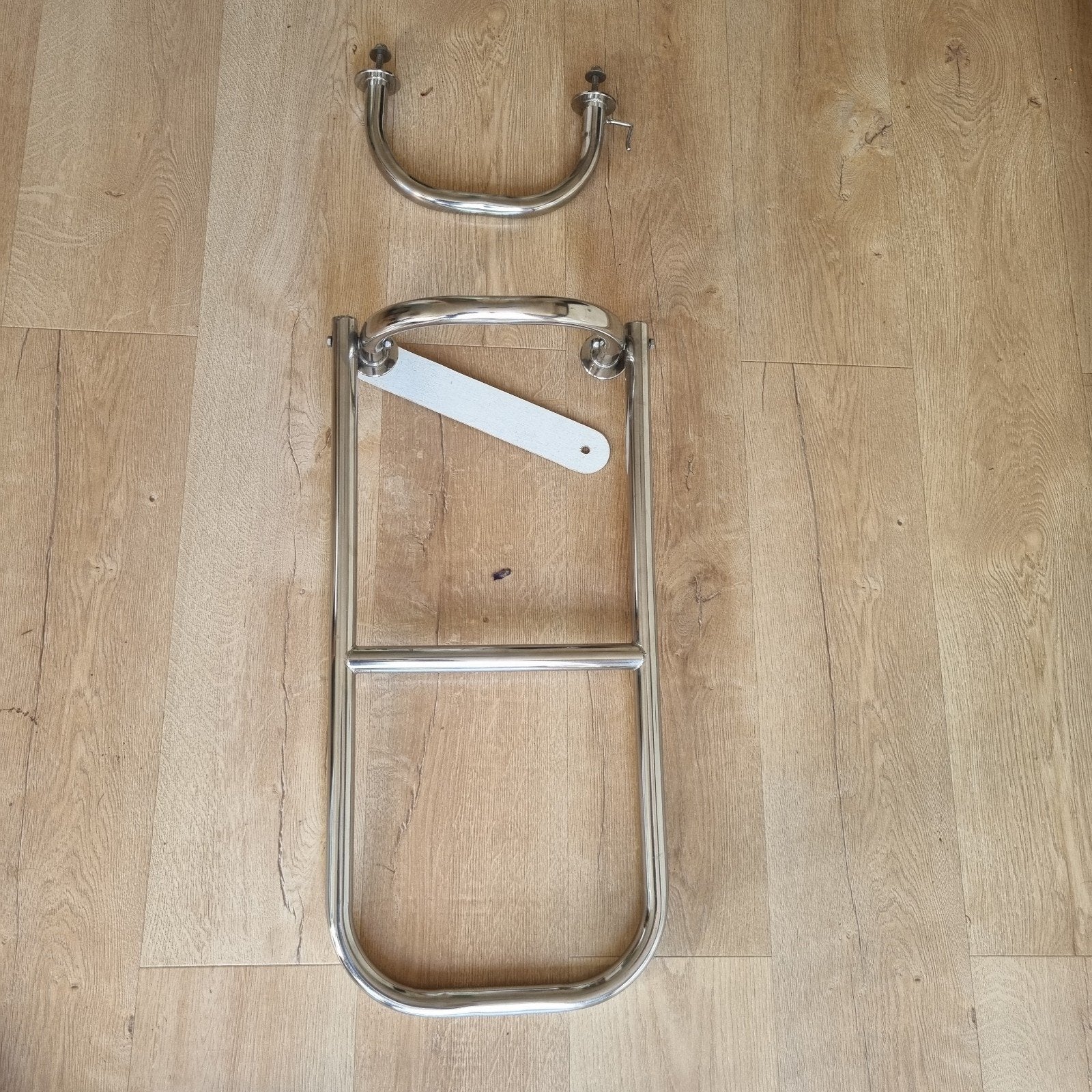 RVS Inklapbaar Boot Trapje - 4 Tredes, Watersport en Boten, Accessoires en Onderhoud, Gebruikt, Overige typen, Ophalen of Verzenden