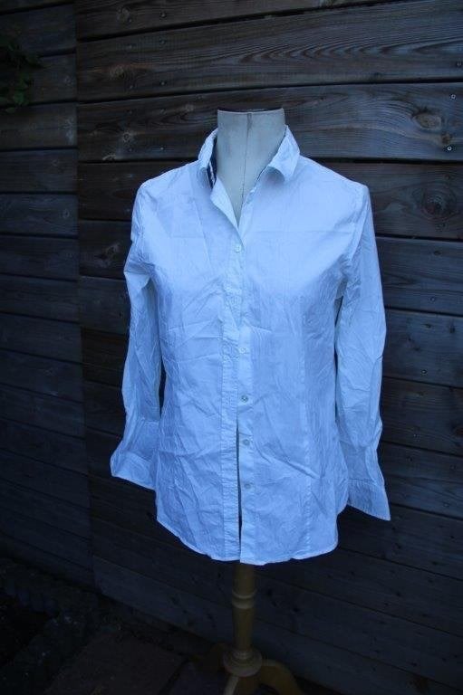 Blouse offwhite/ zwart Burberry mt 46IT (eu 40) Vaste Prijs, Maat 38/40 (M), Wit, Ophalen of Verzenden, Zo goed als nieuw