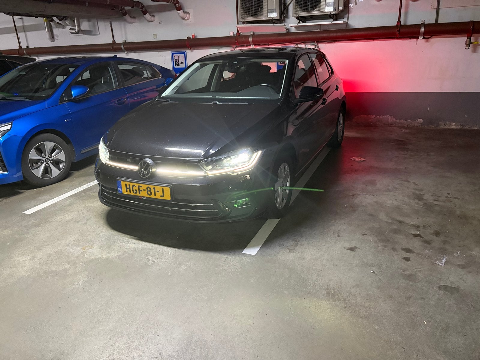 Volkswagen POLO 1.0 TSI Style IQ.Light/stoelverwarming, Auto's, Automaat, Zwart, Particulier, Polo