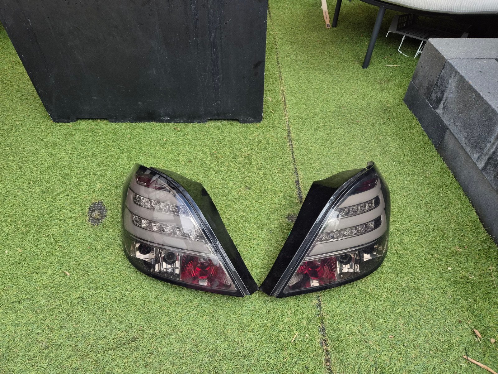 Peugeot 207 Achterlichten Smoke LED, Auto-onderdelen, Verlichting, Peugeot, Gebruikt, Ophalen