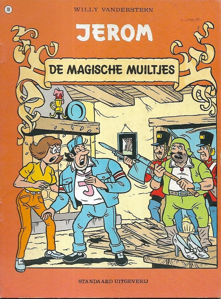 Jerom - Nr. 10: De magische muiltjes, Boeken, Eén stripboek, Ophalen of Verzenden, Gelezen