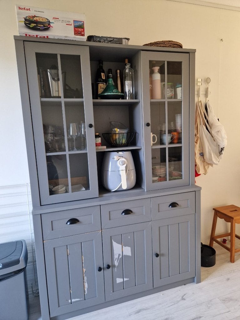 Kitchen buffet cabinet, Ophalen, 100 tot 150 cm, 150 tot 200 cm, 25 tot 50 cm