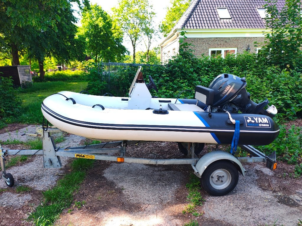 Yam 310 taf ribboot met 20 pk Yamaha en stuurconsole, Ophalen, Overige merken, Aluminium, Zo goed als nieuw