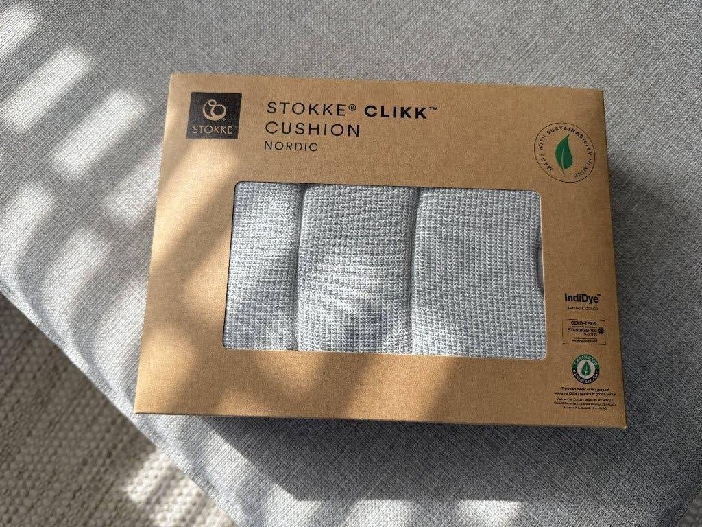 Stokke Clikk Cushion, Nordic Grey – Brand New / Unopened, Kinderen en Baby's, Ophalen, Nieuw, Meegroeistoel