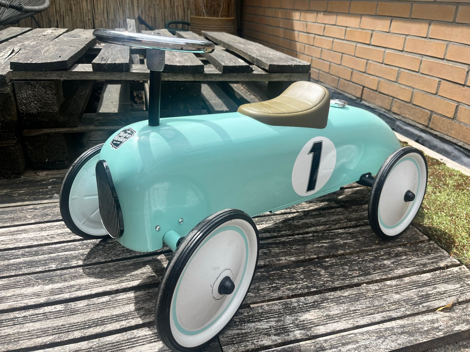 Retro Roller Loopauto - Gebruikt met gebruikssporen, Ophalen, Gebruikt, Loopvoertuig