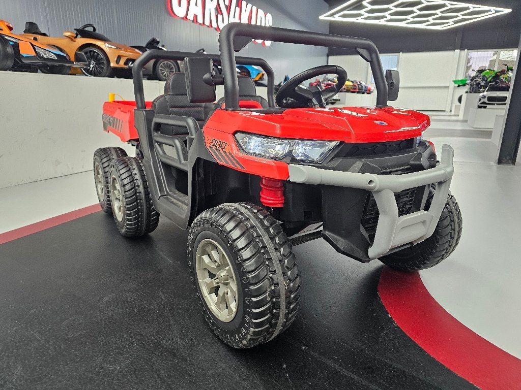 Transporter kinderjeep - 24 volt - 2 pers. - rubber banden, Ophalen of Verzenden, Nieuw, Afstandsbediening